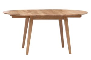Kulatý rozkládací stůl Genova z dubu přinesete kousek přírody přímo do vaší jídelny. Odpočiňte si u stolu, který vám dodá pocit tepla a přirozenosti! 