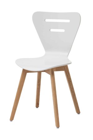 Dubová olejovaná jedálenská stolička Doris