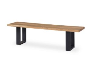 Dubová olejovaná masívna lavica Iron