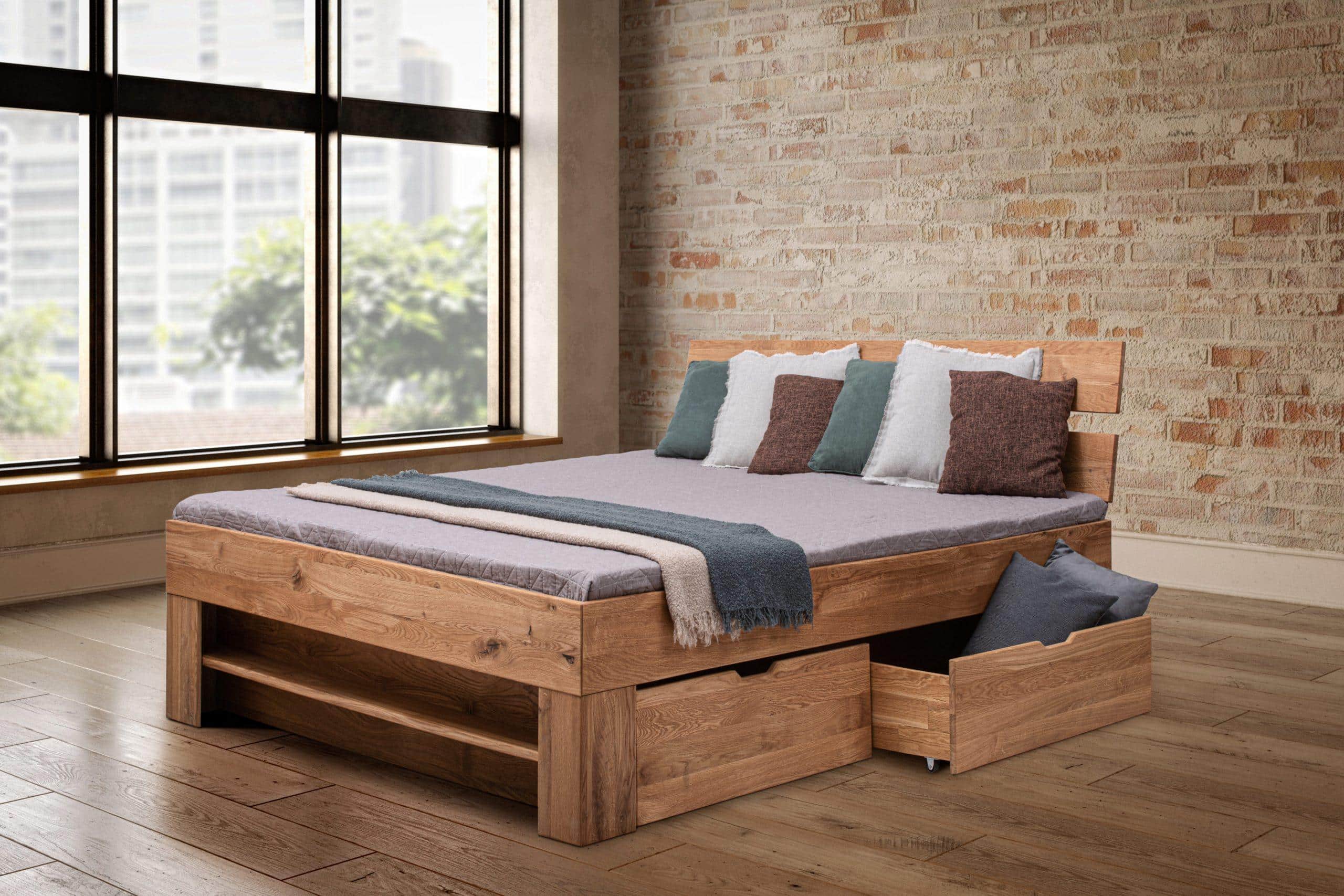 Masivní postel Sofi 180X200 - drevena postel