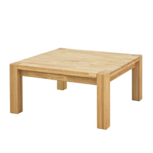 Masívny dubový konferenčný stolík Troja 90