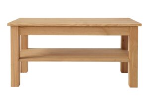 Masívny olejovaný a voskovaný dubový konferenčný stolík 100 1P