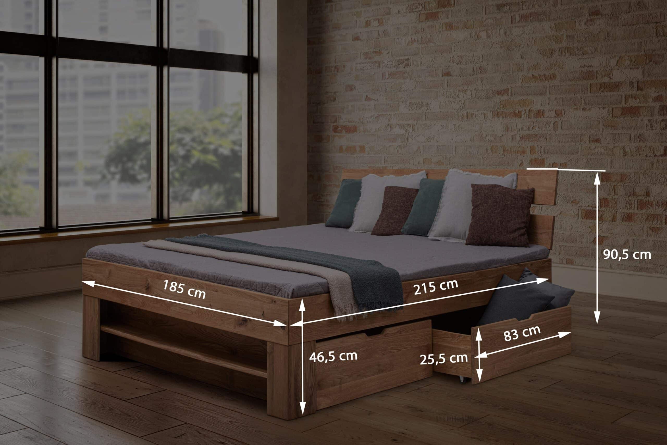 Buková masívna posteľ Sofi 180 x200 cm, VÝPREDAJ SKLADOVÝCH ZÁSOB (výber viacerých veľkostí) 10