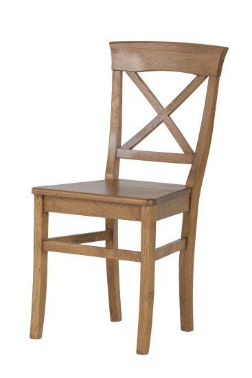 Dubová lakovaná stolička Torino rustik 1