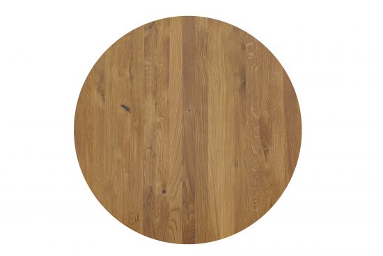 Masívny dubový olejovaný okrúhly jedálenský stôl Genova 2