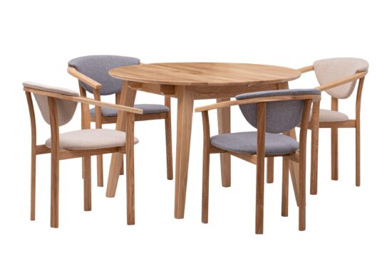 Jedálenský set Genova-Alexis je dokonalou kombináciou kvality, elegancie a funkčnosti. Premeňte svoju jedáleň na miesto plné elegancie a štýlu.