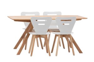 Dubový jedálenský set Kolín-Doris
