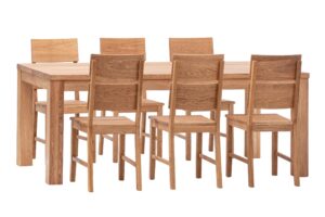 Dubový jedálenský set Korund-Karla