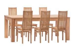 Dubový jedálenský set Korund-Sandra