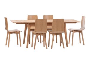 Dubový jedálenský set Urbano-Luka L