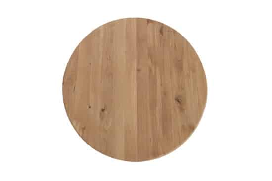 Masívny dubový olejovaný okrúhly jedálenský stôl Genova 5