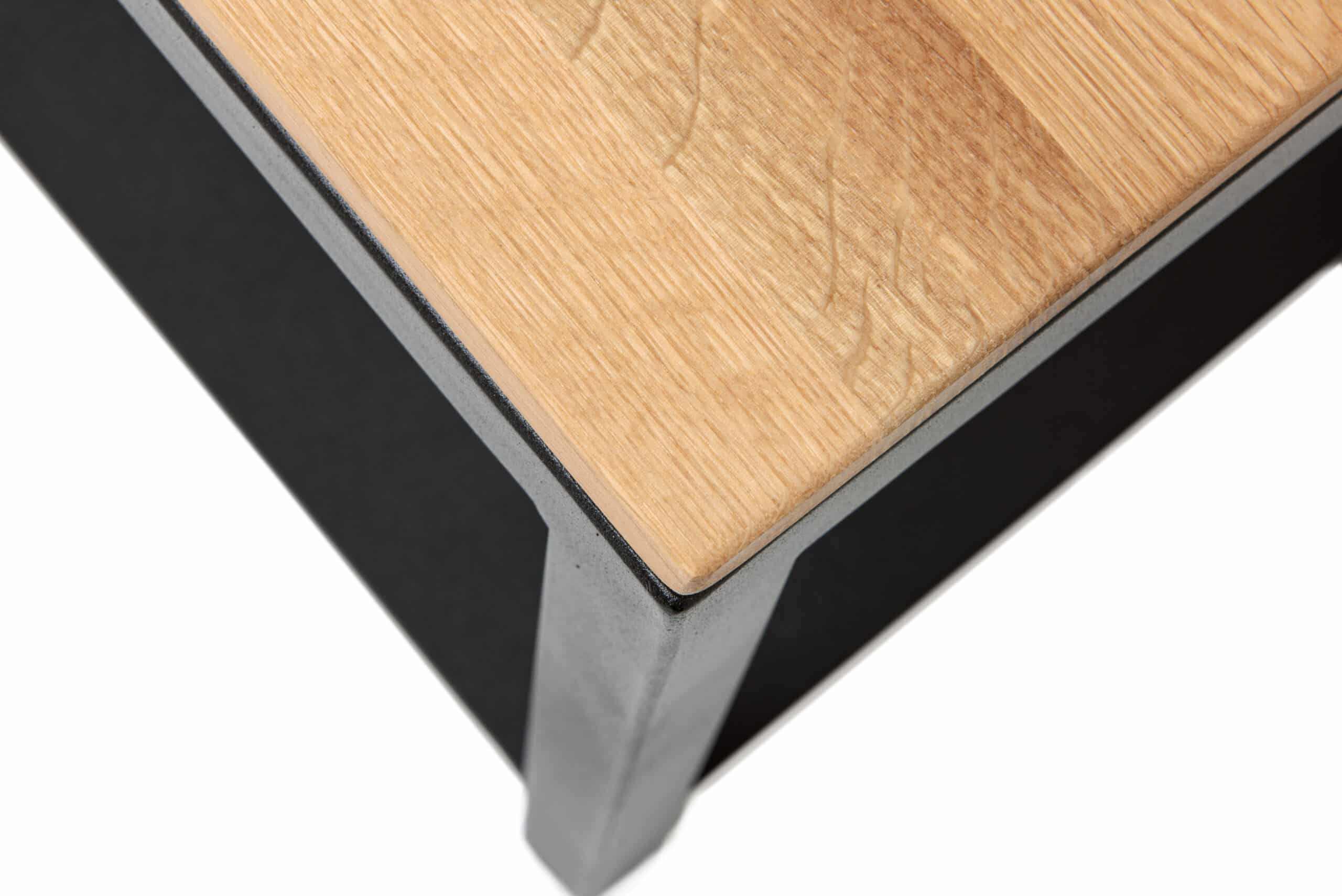 Kovový nočný stolík Iron - Image 4