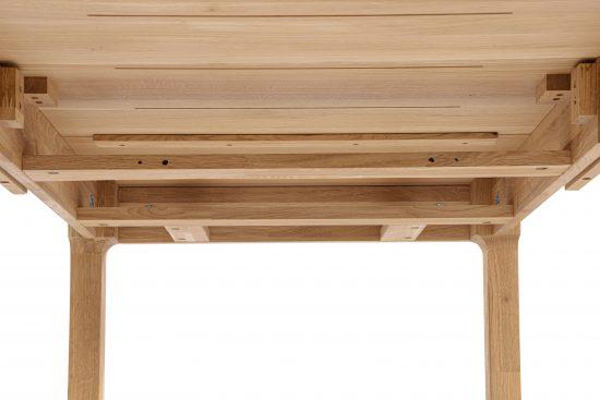 Rozkladací dubový jedálenský stôl Moroni (viac variantov veľkostí) 5
