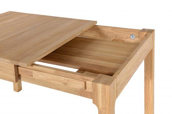 Rozkladací dubový jedálenský stôl Moroni (viac variantov veľkostí) 7