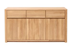 Masivní dubová komoda Lausanne se stane nepostradatelným doplňkem Vašeho domova a poskytne Vám dostatek úložného prostoru.