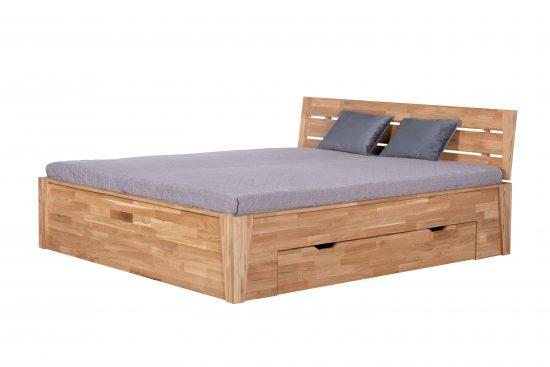 Dubová masívna posteľ Denisa 180 x200 cm 7