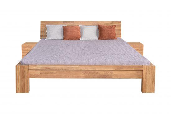 Dubová masivní postel Montana 160x200 cm