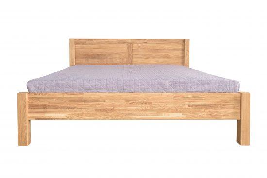 Masívna dubová posteľ Troja vrátane roštu 5