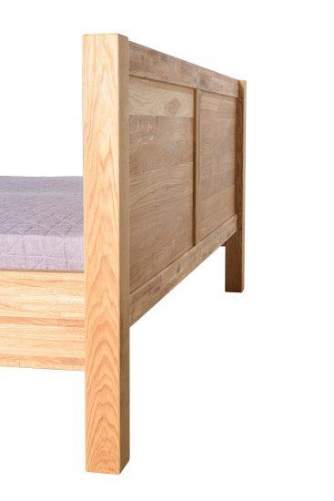 Masívna dubová posteľ Troja vrátane roštu 2