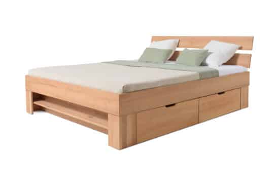 Buková masívna posteľ Sofi 180 x200 cm, VÝPREDAJ SKLADOVÝCH ZÁSOB (výber viacerých veľkostí) 4