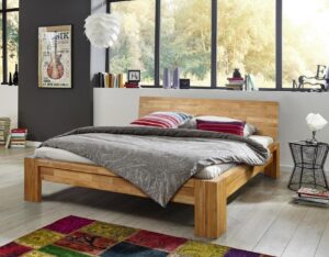 Dubová posteľ 180x200 Montana (výber z niekoľkých veľkostí)