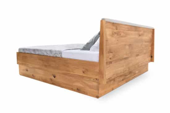 Dubová masívna posteľ Monte 180 x200cm (výber viac veľkostí) 16