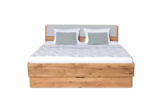 Dubová masívna posteľ Monte 180 x200cm (výber viac veľkostí) 2