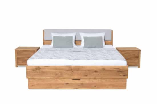 Dubová masívna posteľ Monte 180 x200cm (výber viac veľkostí) 6