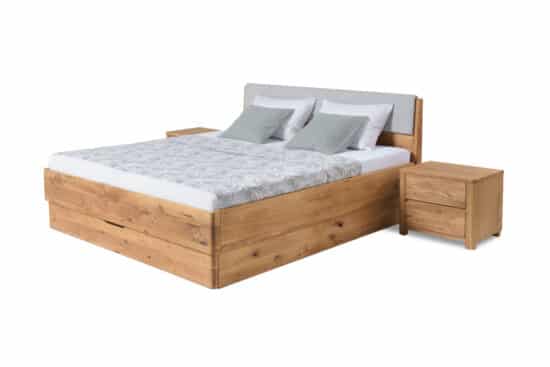 Dubová masívna posteľ Monte 180 x200cm (výber viac veľkostí) 8