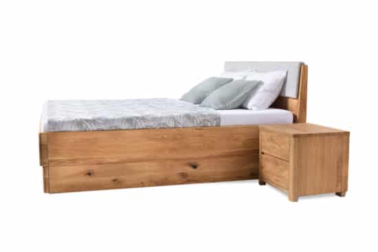 Dubová masívna posteľ Monte 180 x200cm (výber viac veľkostí) 9