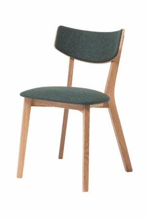 Zelená jídelní židle Rico v minimalistickém stylu stane nejen praktickým, ale i estetickým doplňkem vašeho interiéru.