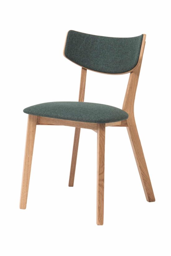 Minimalistická zelená jedálenská stolička Rico sa stane nielen praktickým, ale aj estetickým doplnkom vášho interiéru.