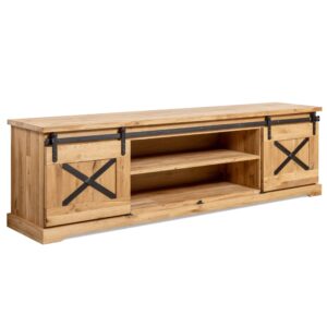 Dubová komoda pod TV Railway 4 je ztělesněním dokonalé kombinace kvality, funkčnosti a designu, který nikdy nevyjde z módy.