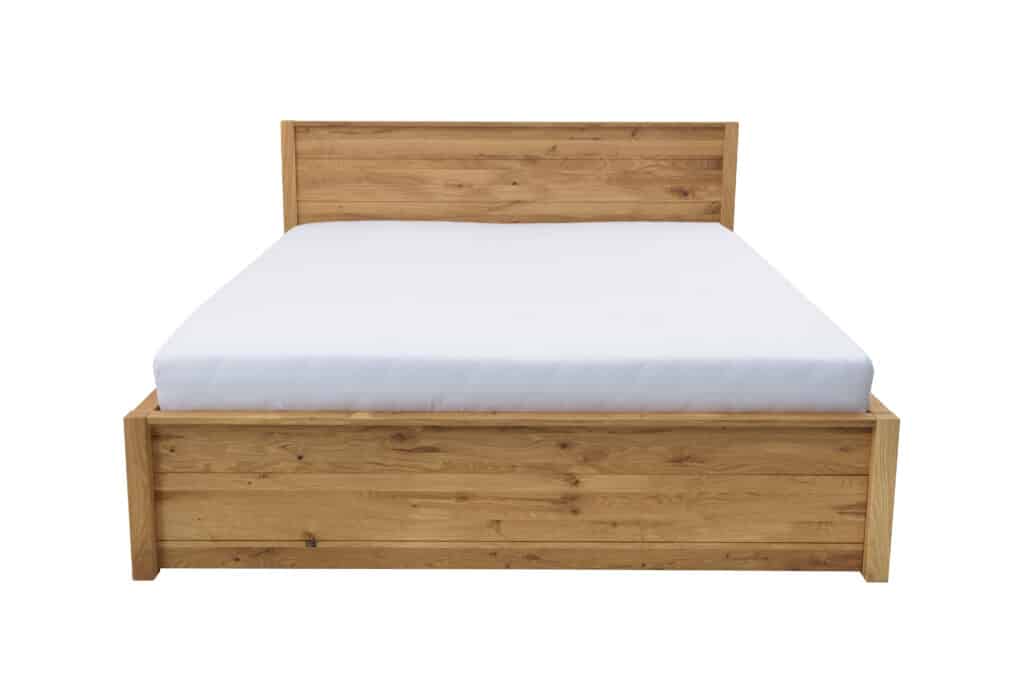 Postel dvoulůžko Sandra 160x200, vyrobené z masivního dubu s praktickým úložným prostorem. Ideální volba pro rodiny hledající kvalitní a funkční dubovou postel. Nakupte ještě dnes a zpříjemněte svůj spánek!