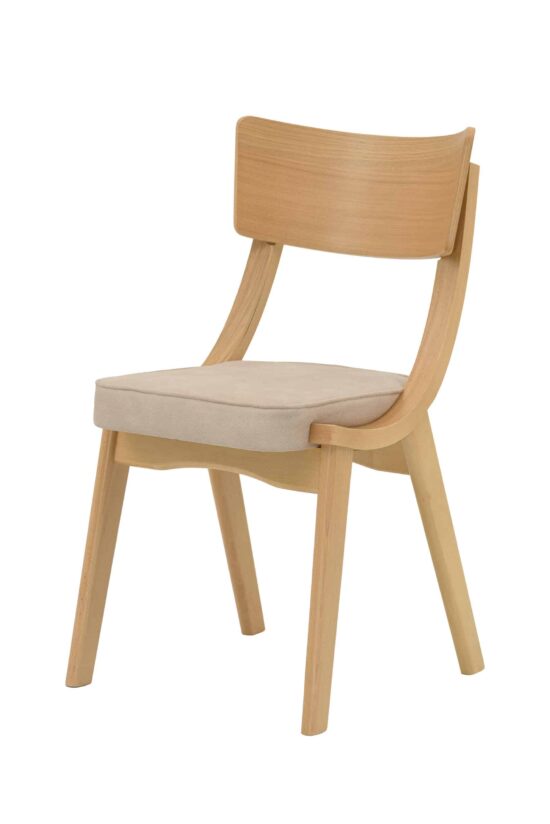 Jedálenská stolička Diran v minimalistickom štýle sa stane nielen praktickým, ale aj estetickým doplnkom vášho interiéru.