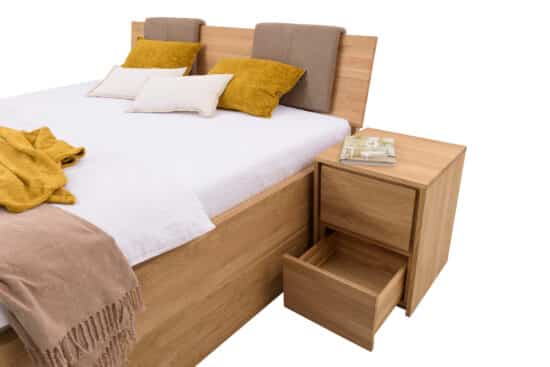 Manželská postel Rodvig 180x200 s úložným prostorem