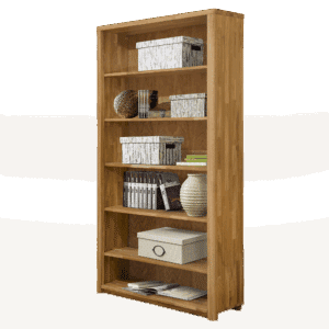 Dubová knihovna Lausanne 2 je ideálním řešením pro ty, kteří hledají stylový a praktický doplněk do svého obývacího pokoje, ložnice nebo pracovny.