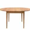 Okrúhly skladací stôl Eskandi z dubového dreva