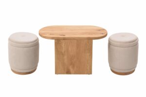 Konferenční stolek z masivního dubu s taburety osloví každého, kdo hledá kvalitu, design a funkčnost. Konferenční stolek masiv  je ideální volbou pro ty, kteří chtějí svému domovu dopřát to nejlepší.