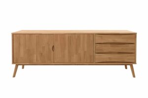 Komoda z masivu dubu Futura je to kus nábytku, který spojí praktičnost s nezaměnitelným stylem a přinese do vašeho domova atmosféru tepla a elegance.