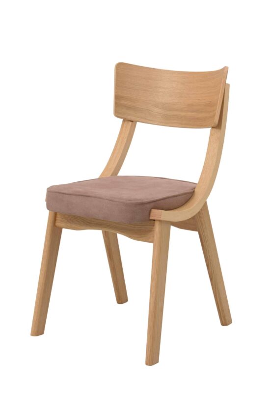 Jedálenská stolička Diran v minimalistickom štýle sa stane nielen praktickým, ale aj estetickým doplnkom vášho interiéru.