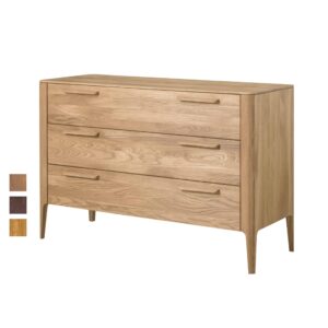 Dubová komoda Atlanta má jedinečný skandinávský styl, který přidá do Vašeho domova moderní nádech, zatímco robustní dubové dřevo slibuje dlouhou životnost.