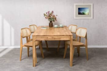 Jídelní set Moroni - Benet z masivu dubu