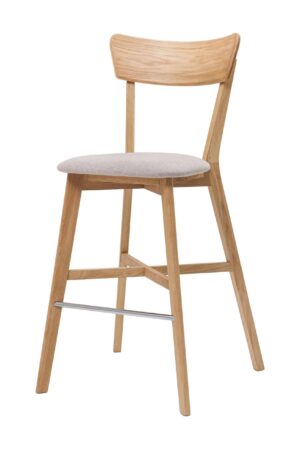 Barová židle Diana s béžovou látkou kombinuje prémiové materiály, nadčasový design a maximální komfort. Zútulněte svůj domov, bar nebo restauraci se stylem a elegancí.