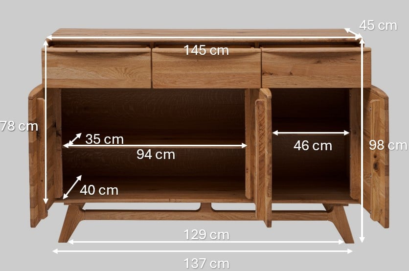 Dubová komoda Bara 3Z 3D, která nejen vyřeší všechny Vaše problémy s úložným prostorem, ale také změní celou atmosféru místnosti a bude Vám dělat radost i službu po celý život.