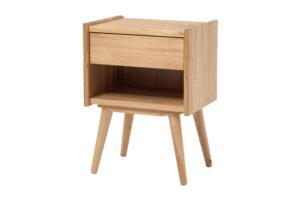 Dubový nočný stolík Float