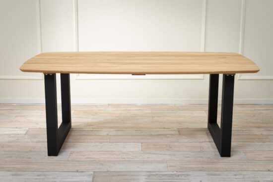 Dubový jedálenský stôl Timber 200 s U-nohami<br> - Image 2