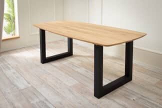 Dubový jedálenský stôl Timber 180 s U-nohami<br>
