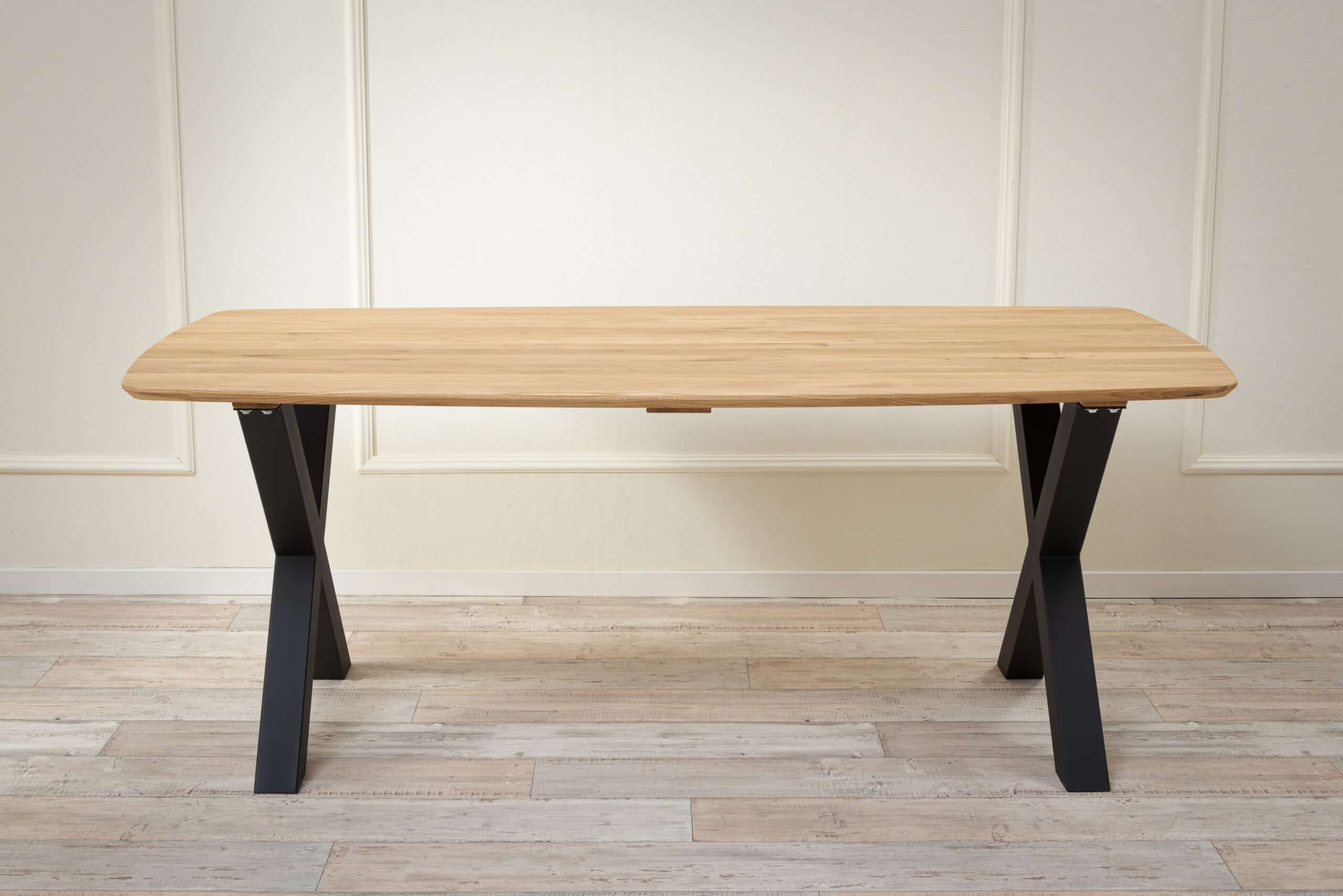 Dubový jedálenský stôl Timber 200 s X-nohami - Image 2