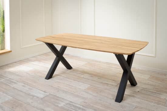 Dubový jedálenský stôl Timber 200 s X-nohami